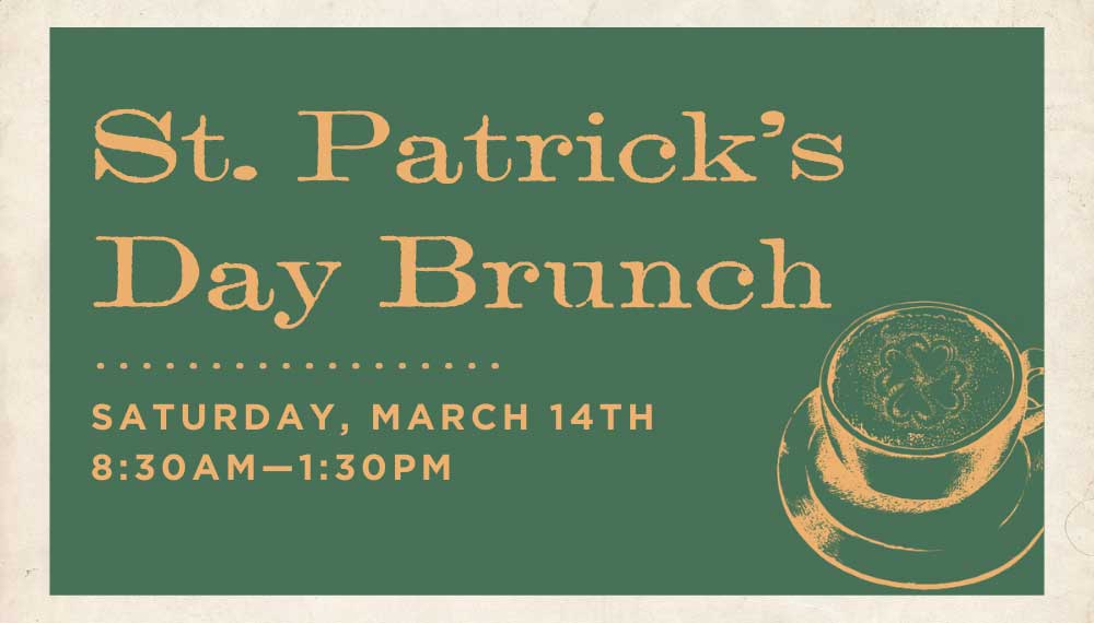 St Patrick’s Day Parade Brunch web tile