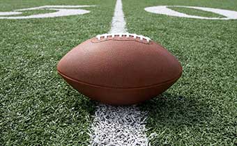 Football on Field
