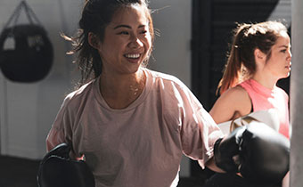 Woman Boxing